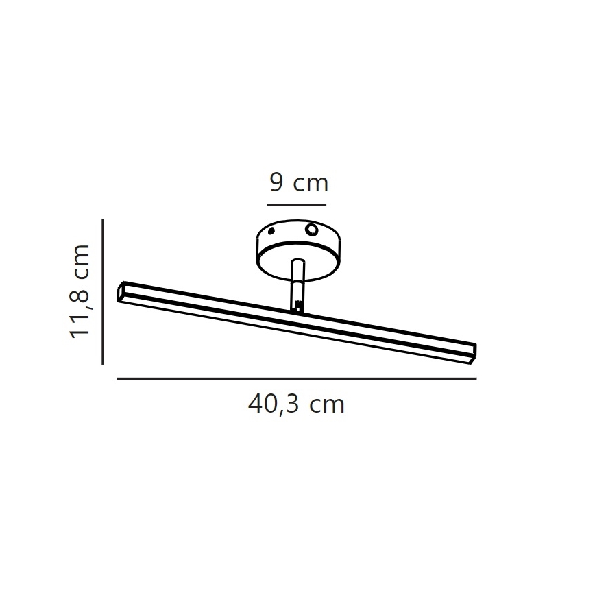 Nordlux - Iluminación LED para espejos de baño IP LED/6,2W/230V IP44 40 cm blanco