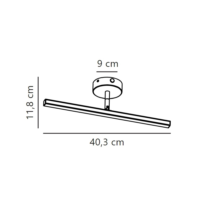 Nordlux - Iluminación LED para espejos de baño IP LED/6,2W/230V IP44 40 cm cromo mate