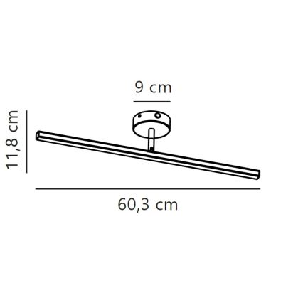 Nordlux - Iluminación LED para espejos de baño IP LED/7,2W/230V IP44 60 cm blanco