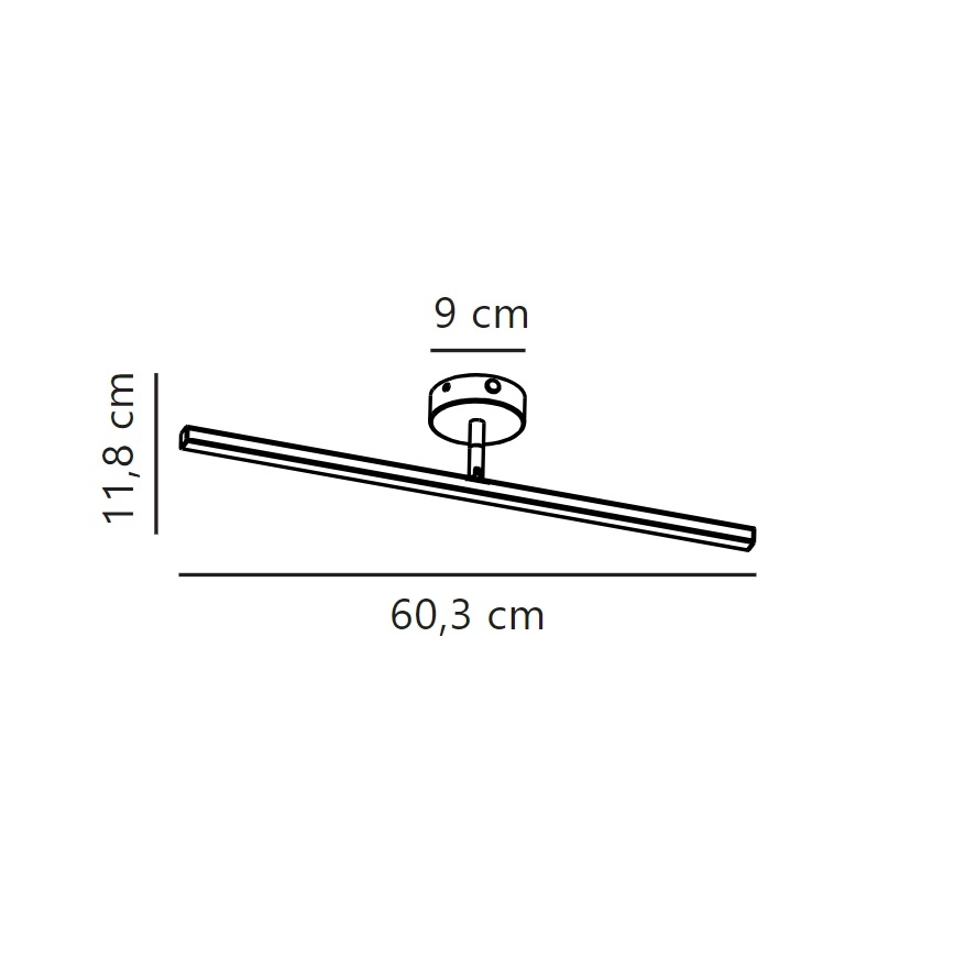 Nordlux - Iluminación LED para espejos de baño IP LED/7,2W/230V IP44 60 cm blanco