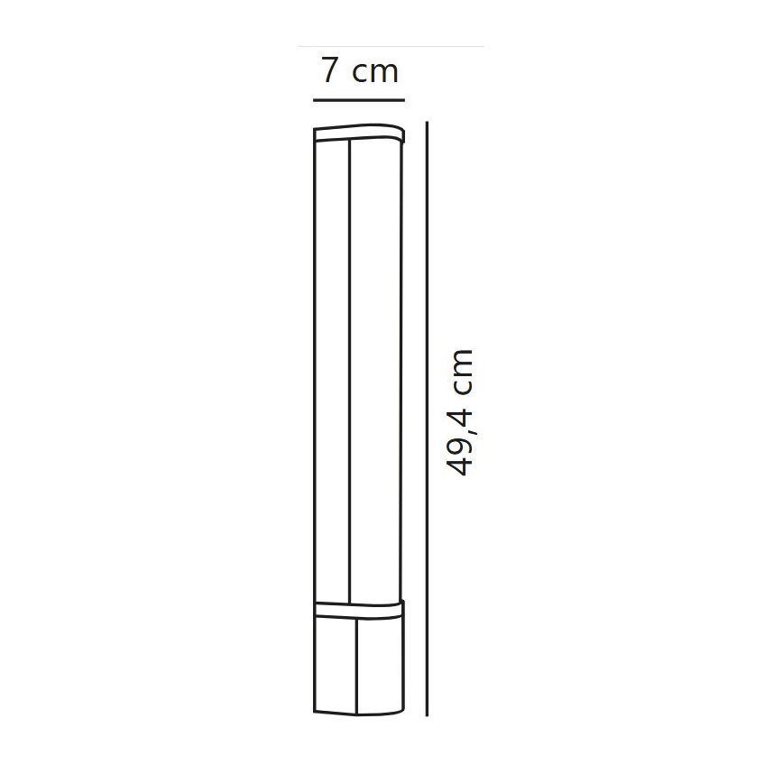 Nordlux - Iluminación LED para espejos de baño MALAIKA LED/6W/230V 3000K IP44 blanco