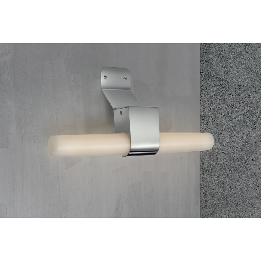 Nordlux - Iluminación LED regulable para espejos de baño HELVA LED/9,5W/230V IP44 3000/4000K CRI 90 cromo mate