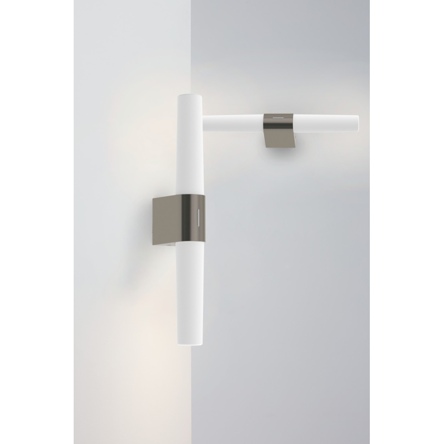 Nordlux - Iluminación LED regulable para espejos de baño HELVA LED/9,5W/230V IP44 3000/4000K CRI 90 cromo mate