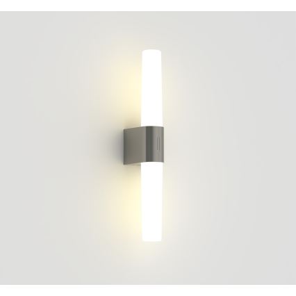 Nordlux - Iluminación LED regulable para espejos de baño HELVA LED/9,5W/230V IP44 3000/4000K CRI 90 cromo mate