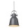 Nordlux - Lámpara colgante ADRIAN 1xE27/25W/230V diá. 16 cm antracita