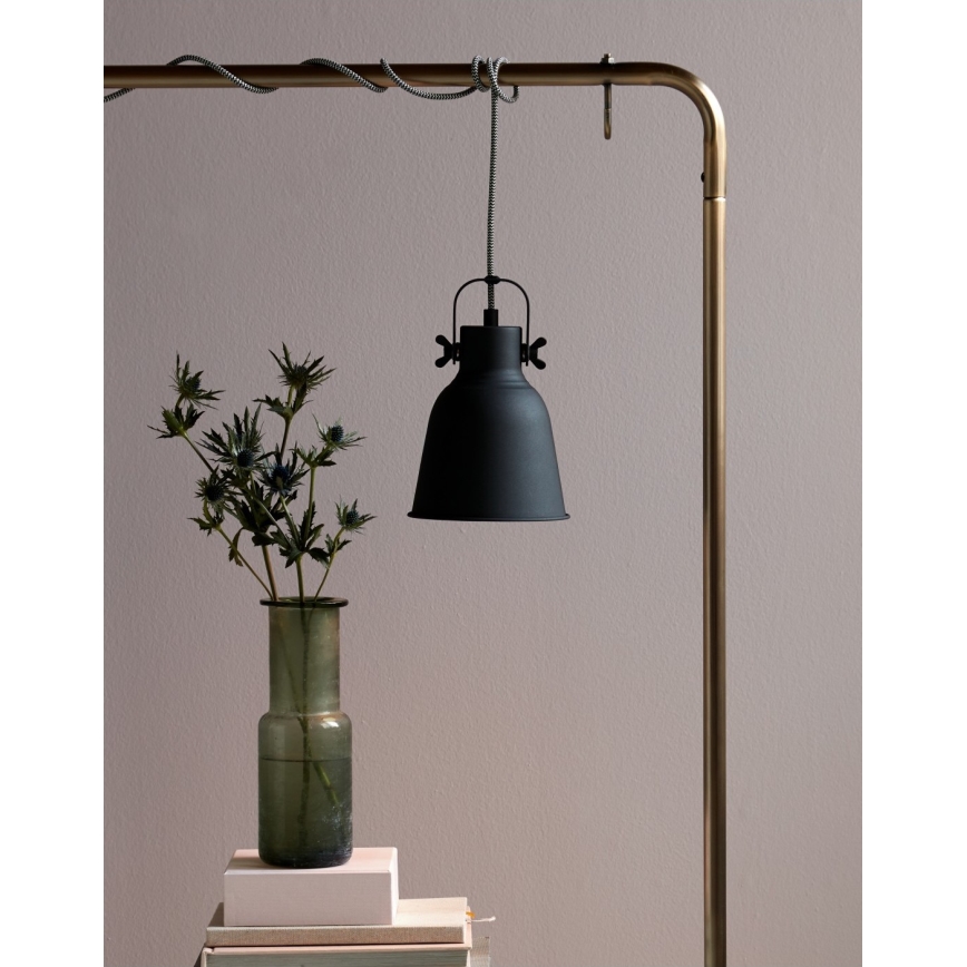 Nordlux - Lámpara colgante ADRIAN 1xE27/25W/230V diá. 16 cm antracita