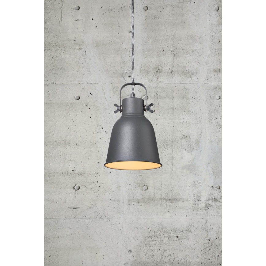 Nordlux - Lámpara colgante ADRIAN 1xE27/25W/230V diá. 16 cm antracita