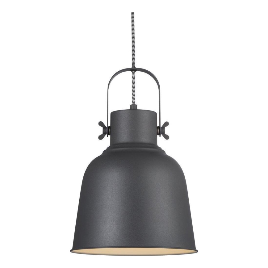 Nordlux - Lámpara colgante ADRIAN 1xE27/40W/230V diá. 25 cm antracita