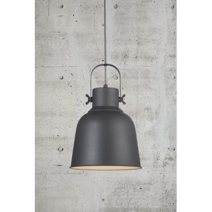Nordlux - Lámpara colgante ADRIAN 1xE27/40W/230V diá. 25 cm antracita