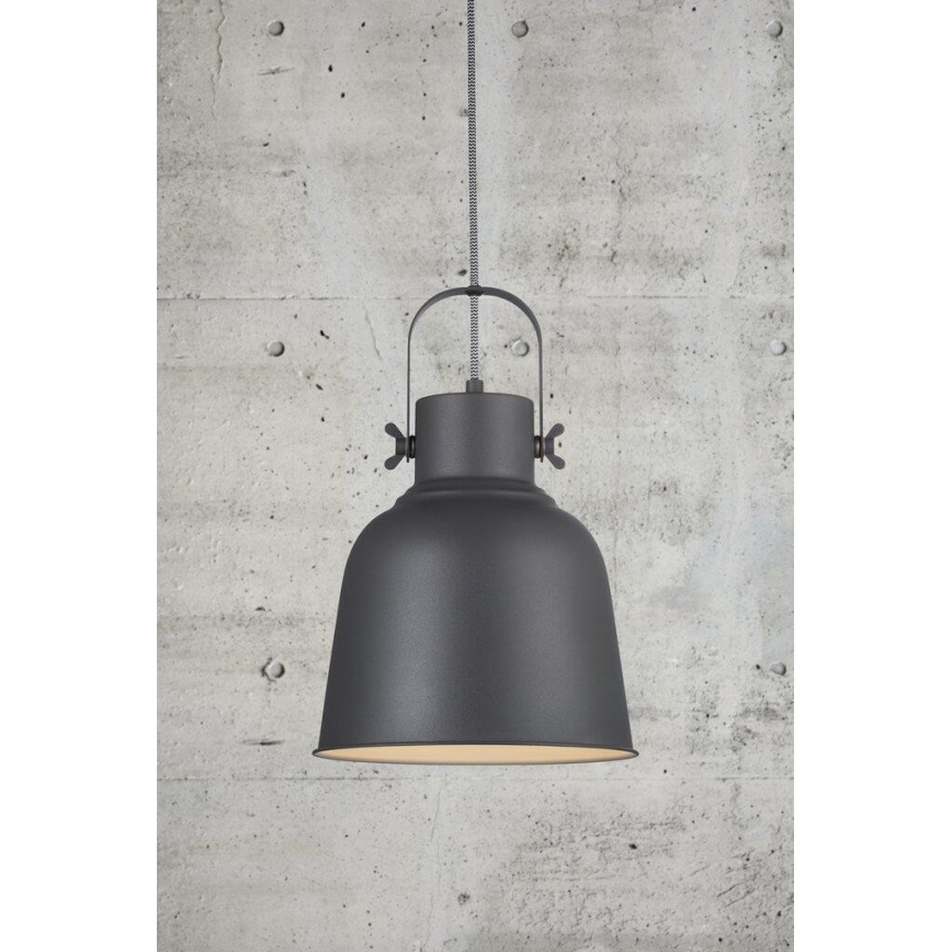 Nordlux - Lámpara colgante ADRIAN 1xE27/40W/230V diá. 25 cm antracita