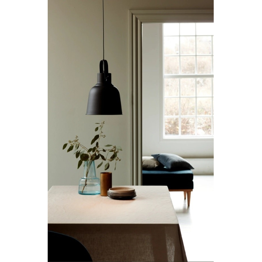 Nordlux - Lámpara colgante ADRIAN 1xE27/40W/230V diá. 25 cm antracita