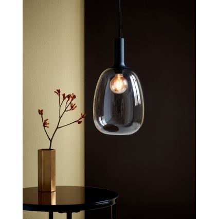 Nordlux - Lámpara colgante ALTON 1xE27/60W/230V negro