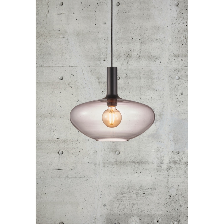 Nordlux - Lámpara colgante ALTON 1xE27/60W/230V negro