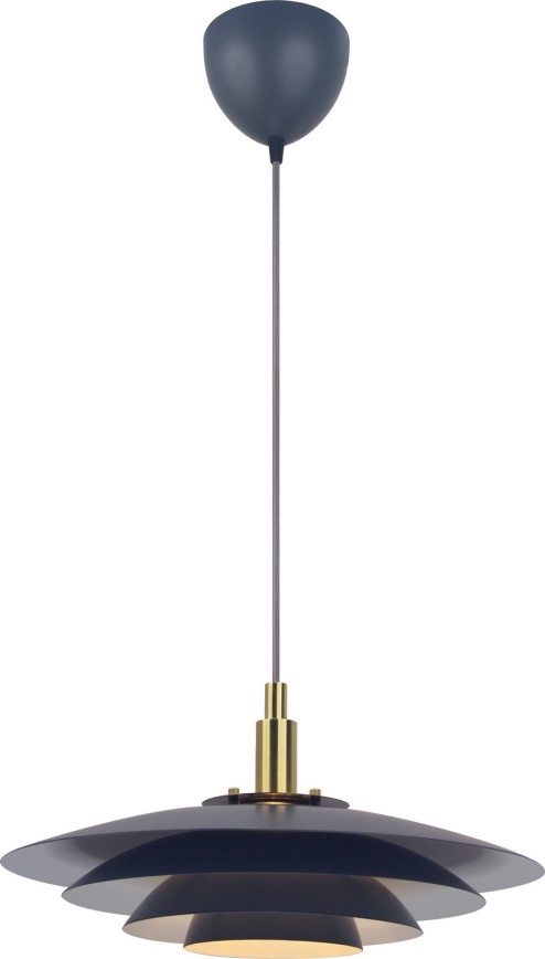 Nordlux - Lámpara colgante BRETAGNE 1xG9/25W/230V antracita