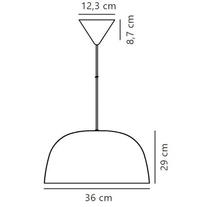 Nordlux - Lámpara colgante CERA 1xE27/60W/230V dorado