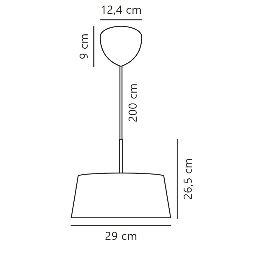 Nordlux - Lámpara colgante CLASI 3xE14/10W/230V diá. 29 cm