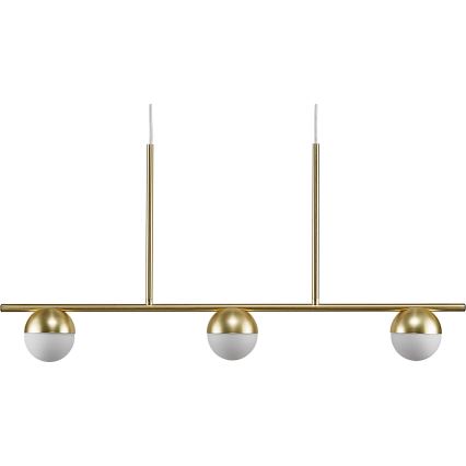 Nordlux - Lámpara colgante CONTINA 3xG9/5W/230V latón