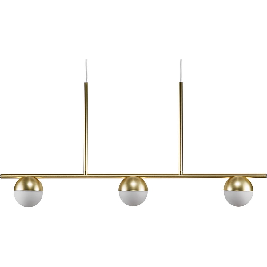 Nordlux - Lámpara colgante CONTINA 3xG9/5W/230V latón
