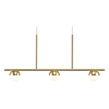 Nordlux - Lámpara colgante CONTINA 3xG9/5W/230V latón