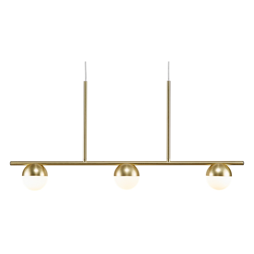 Nordlux - Lámpara colgante CONTINA 3xG9/5W/230V latón