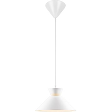 Nordlux - Lámpara colgante DIAL 1xE27/40W/230V diá. 25 cm blanco