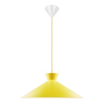 Nordlux - Lámpara colgante DIAL 1xE27/40W/230V diá. 45 cm amarillo