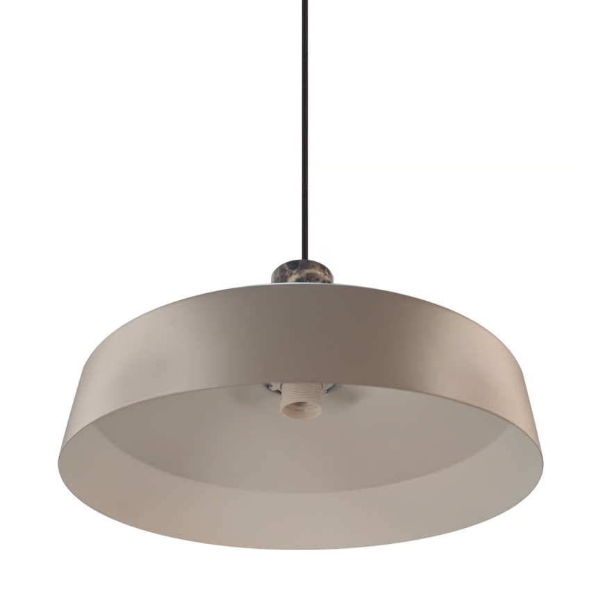 Nordlux - Lámpara colgante ELVAS 1xE27/60W/230V diá. 37,5 cm marrón