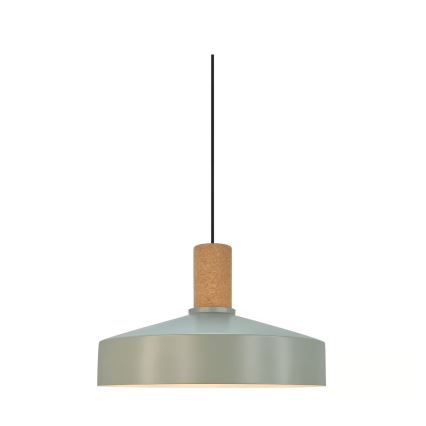 Nordlux - Lámpara colgante ELVAS 1xE27/60W/230V diá. 37,5 cm verde