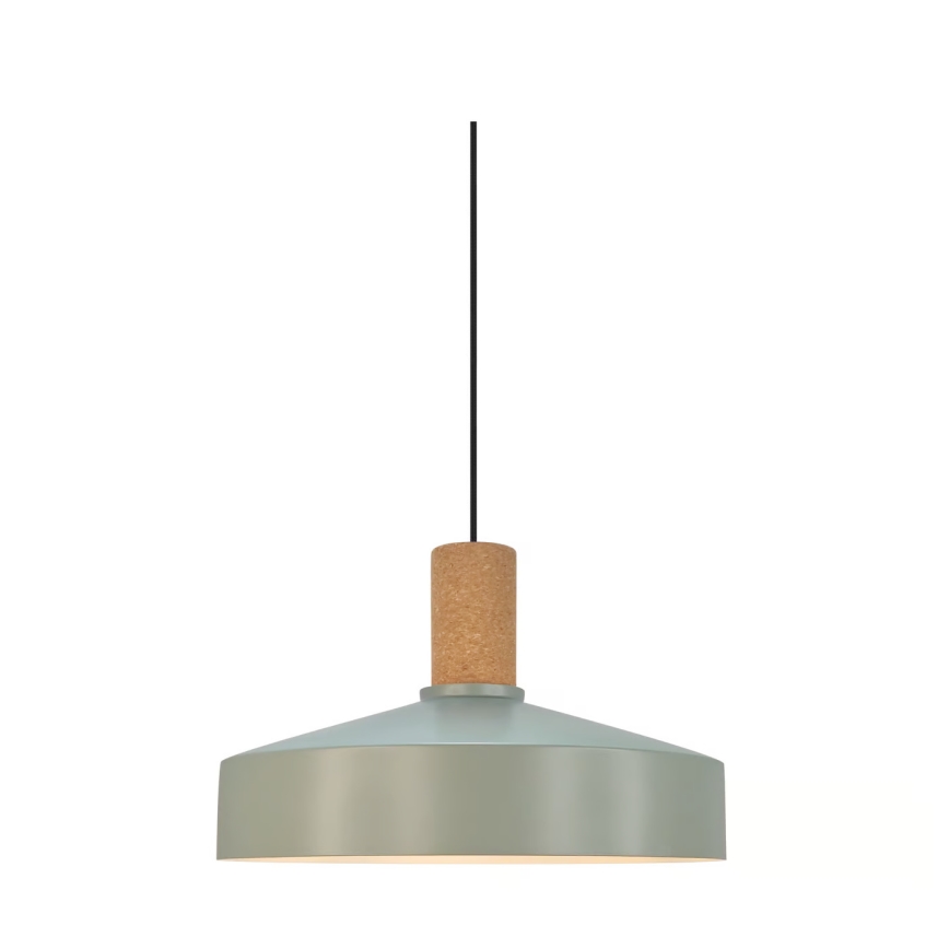 Nordlux - Lámpara colgante ELVAS 1xE27/60W/230V diá. 37,5 cm verde