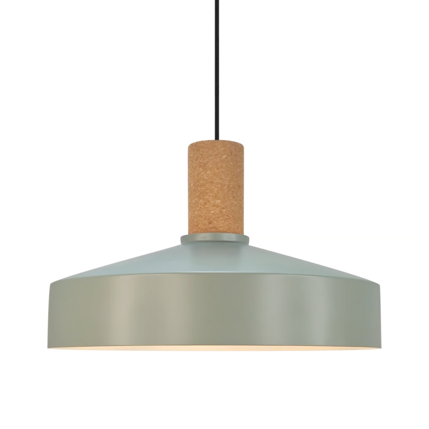 Nordlux - Lámpara colgante ELVAS 1xE27/60W/230V diá. 37,5 cm verde