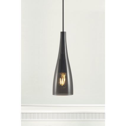 Nordlux - Lámpara colgante EMBLA 1xE27/40W/230V negro