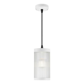 Nordlux - Lámpara colgante exterior COUPAR 1xE27/25W/230V IP33 blanco