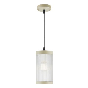 Nordlux - Lámpara colgante exterior COUPAR 1xE27/25W/230V IP33 color crema