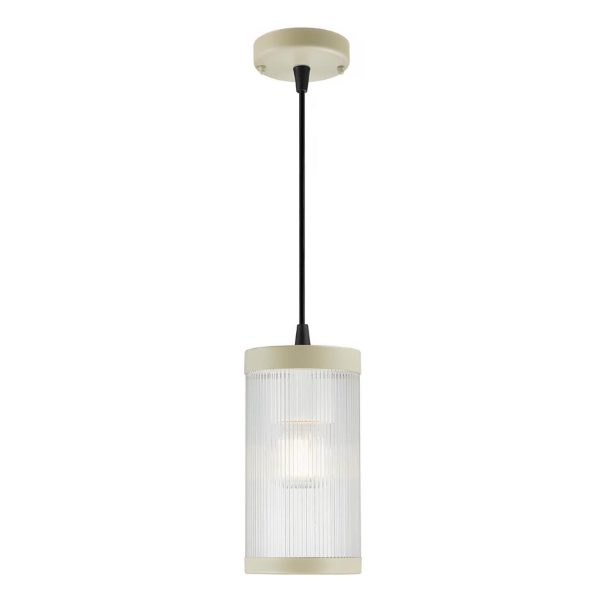 Nordlux - Lámpara colgante exterior COUPAR 1xE27/25W/230V IP33 color crema