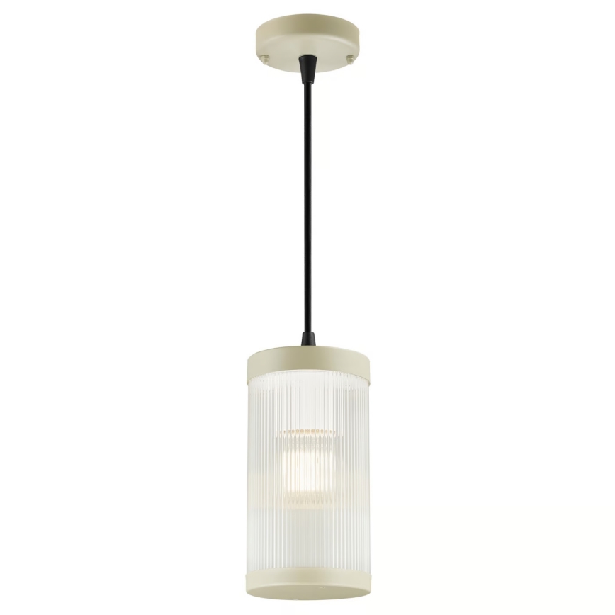 Nordlux - Lámpara colgante exterior COUPAR 1xE27/25W/230V IP33 color crema