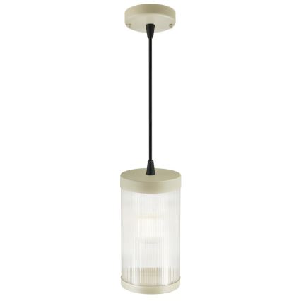 Nordlux - Lámpara colgante exterior COUPAR 1xE27/25W/230V IP33 color crema