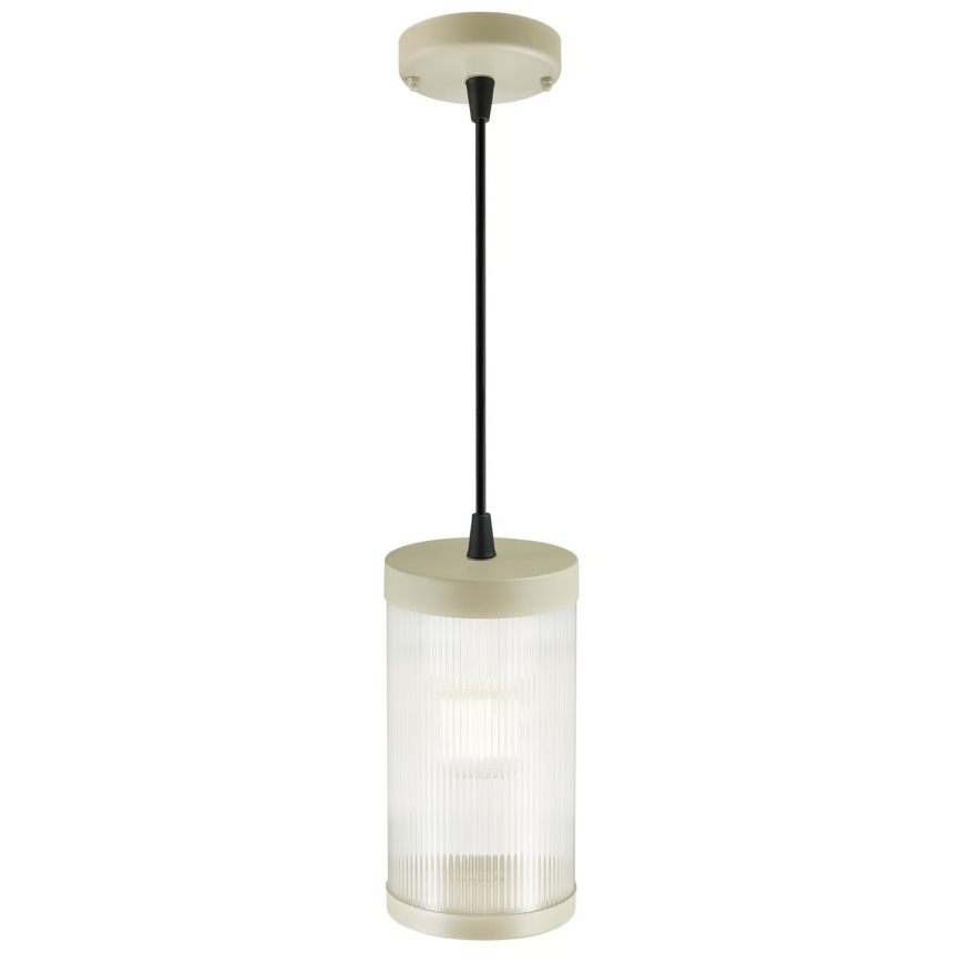 Nordlux - Lámpara colgante exterior COUPAR 1xE27/25W/230V IP33 color crema