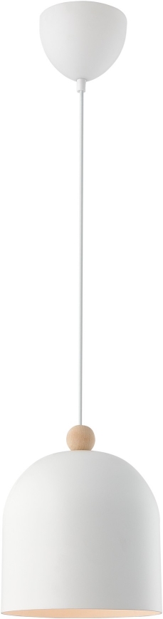 Nordlux - Lámpara colgante GASTON 1xE27/40W/230V blanco