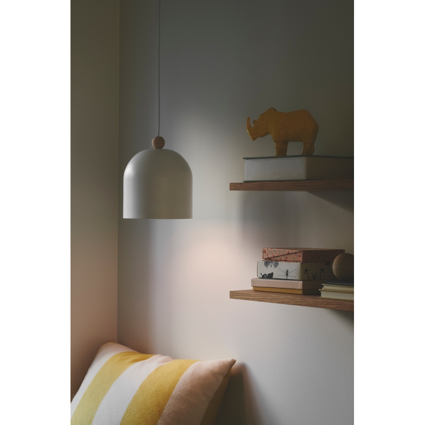 Nordlux - Lámpara colgante GASTON 1xE27/40W/230V blanco