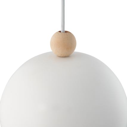 Nordlux - Lámpara colgante GASTON 1xE27/40W/230V blanco