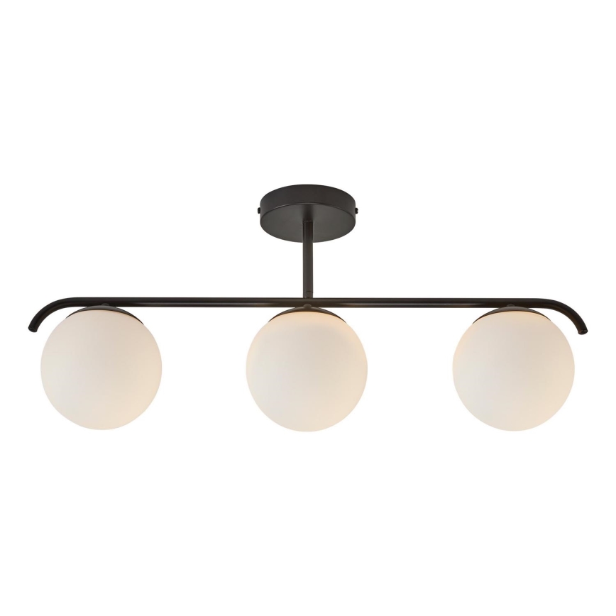 Nordlux - Lámpara colgante GRANT 3xE14/25W/230V negro