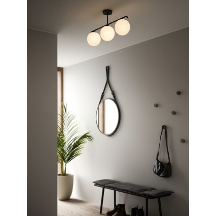 Nordlux - Lámpara colgante GRANT 3xE14/25W/230V negro