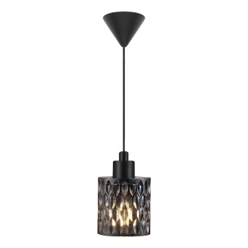 Nordlux - Lámpara colgante HOLLYWOOD 1xE27/60W/230V ahumado
