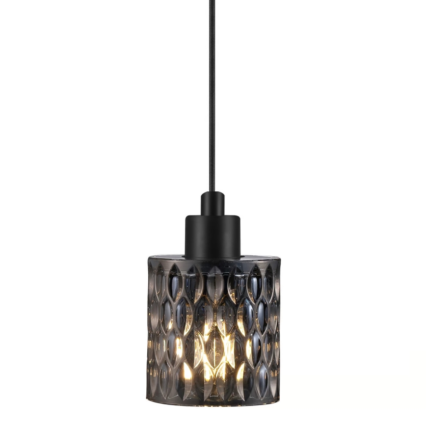 Nordlux - Lámpara colgante HOLLYWOOD 1xE27/60W/230V ahumado