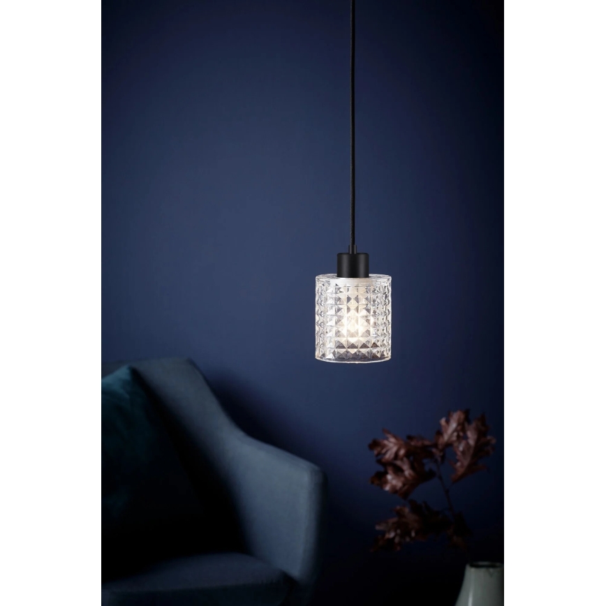 Nordlux - Lámpara colgante HOLLYWOOD 1xE27/60W/230V transparente