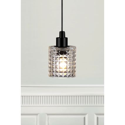 Nordlux - Lámpara colgante HOLLYWOOD 1xE27/60W/230V transparente