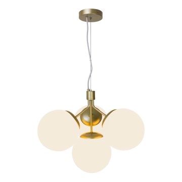 Nordlux - Lámpara colgante IVONA 4xE27/28W/230V dorado