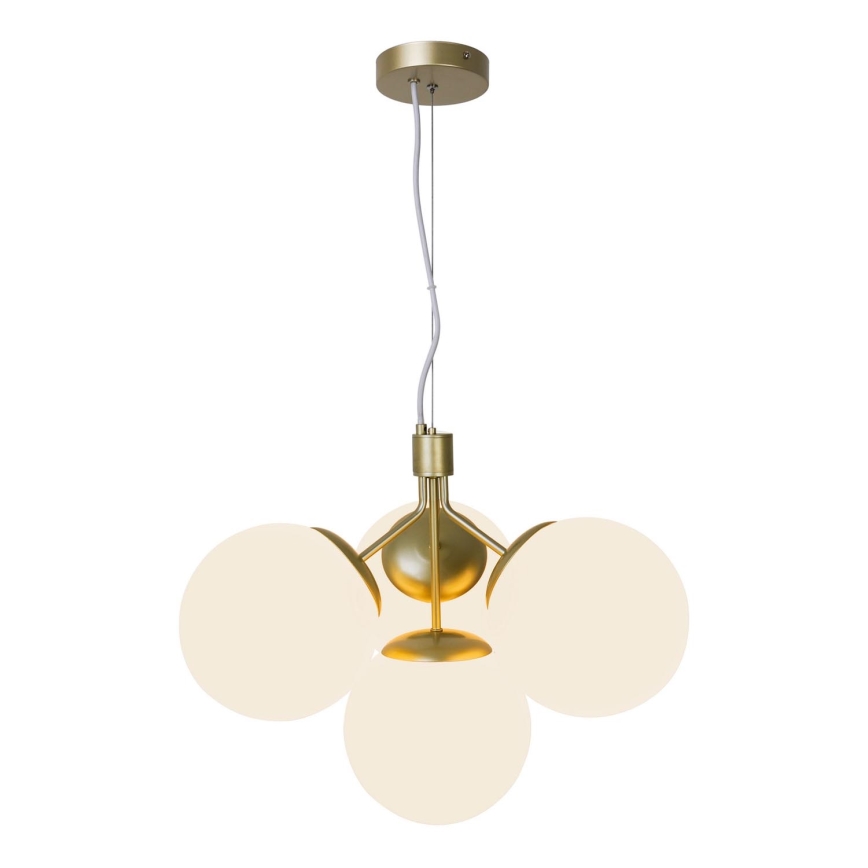 Nordlux - Lámpara colgante IVONA 4xE27/28W/230V dorado