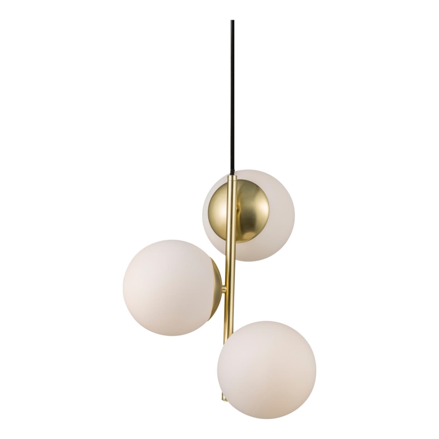 Nordlux - Lámpara colgante LILLY 3xE14/40W/230V dorado