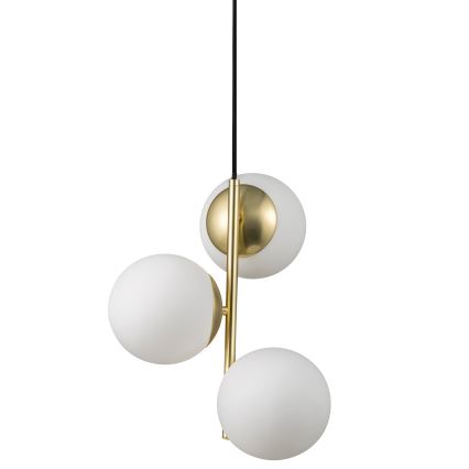 Nordlux - Lámpara colgante LILLY 3xE14/40W/230V dorado